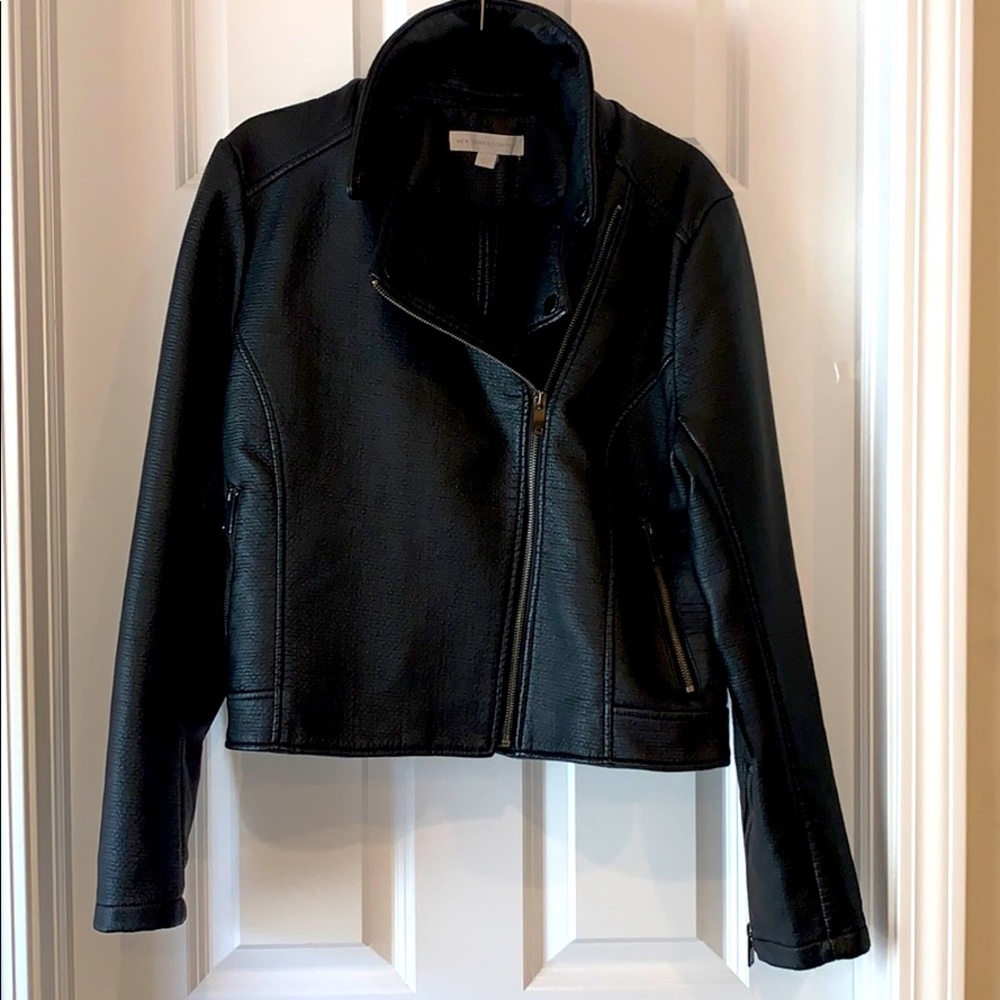 New York & Company Faux leather Moto jacket
